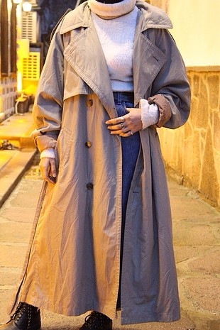 Oversize trençkot