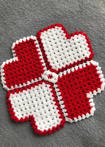 Kırmızı Beyaz Kalp Desenli Vücut lifi - Görsel 2