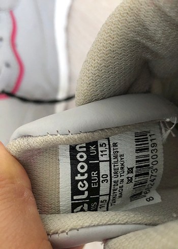 Letoon Gri Kız Çocuk Spor Ayakkabı - Görsel 3