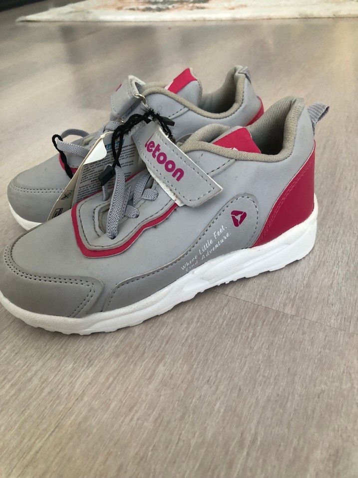 Letoon Gri Kız Çocuk Spor Ayakkabı - Görsel 2