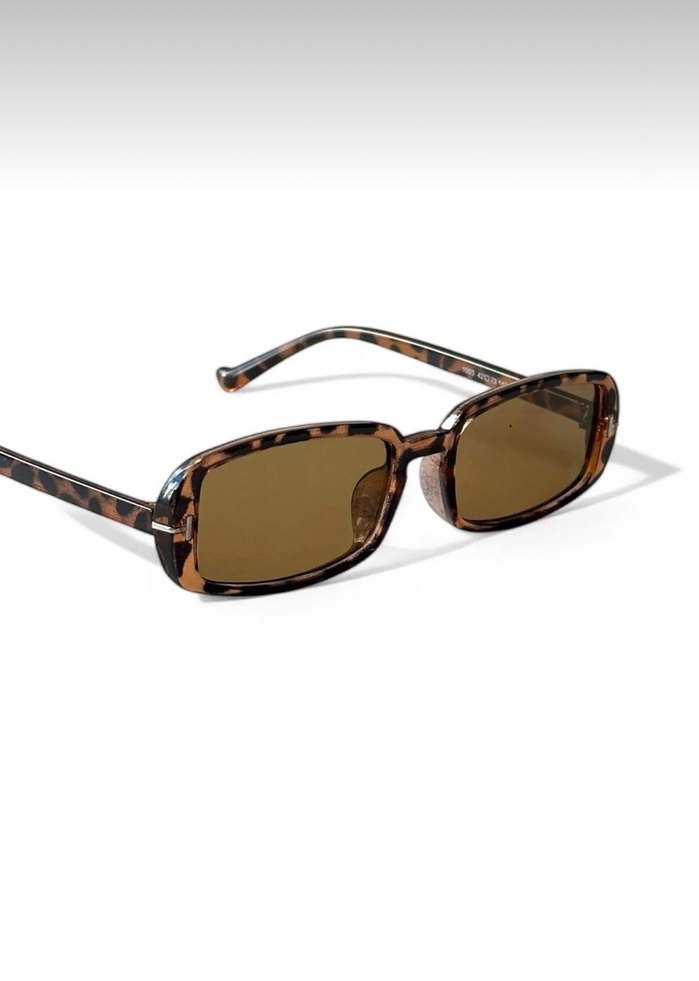 Kadın Kahverengi Dikdörtgen Gözlük - Görsel 5