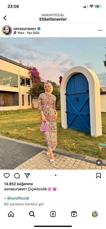 Zara Nurofficial orijinal elbise