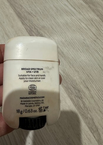 Madara Organik SPF50 Mineral Güneş Koruyucu Stick - Görsel 2