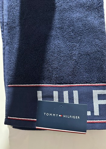 Tommy Hilfiger Erkek Mavi Plaj Havlusu - Görsel 4