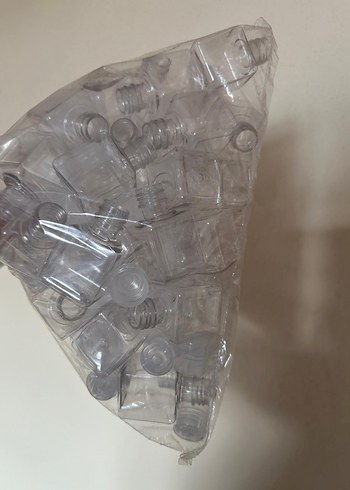 şeffaf kolonya şişesi boş - Görsel 7