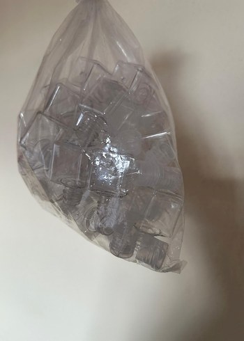 şeffaf kolonya şişesi boş - Görsel 9