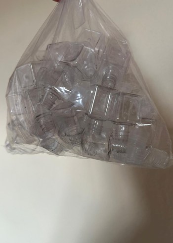 şeffaf kolonya şişesi boş - Görsel 8