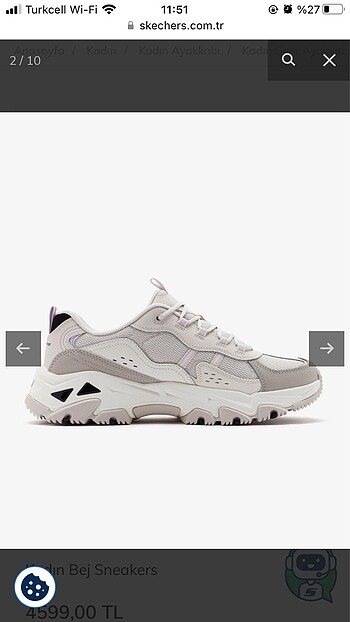 36 Beden Skechers dlites hiker