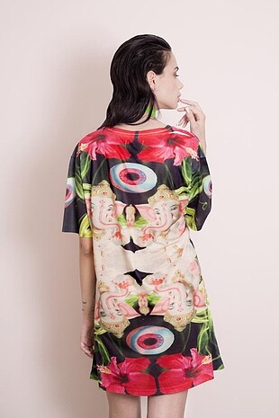 T.E.I.N marka oversize t-shirt/elbise