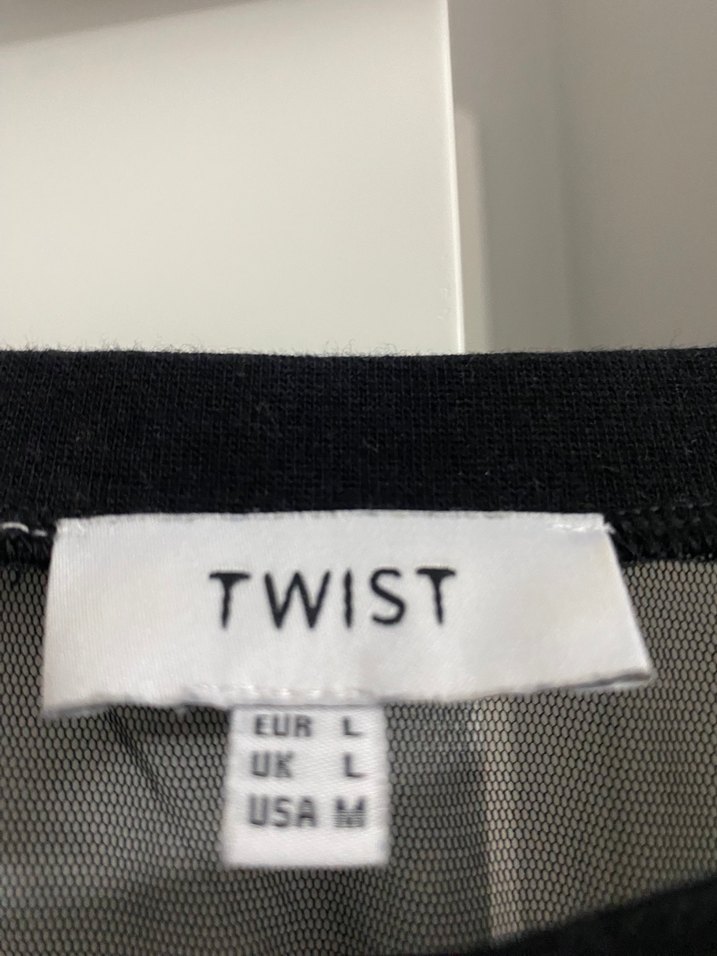 Twist transparan tasarım bluz - Görsel 3