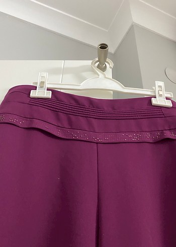44 Beden mor Renk Kumaş Pantolon