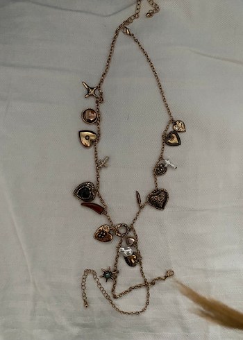 Bershka çoklu etnik kolye - Görsel 5