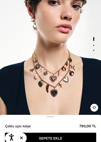 Bershka çoklu etnik kolye