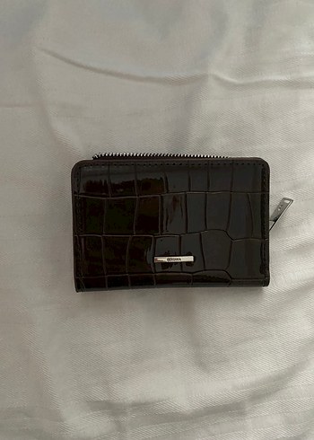 Bershka bordo suni deri cüzdan - Görsel 4