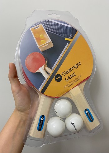 Slazenger Masa Tenisi Raket Seti 2 Raket 3 Top