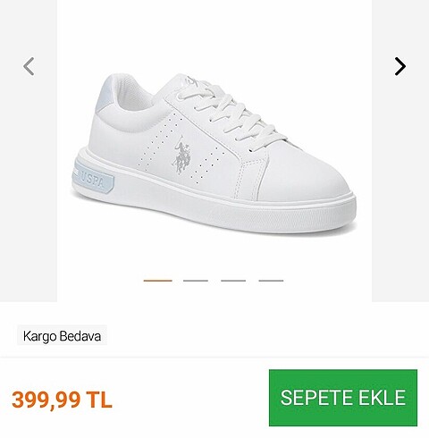 Hiç giyilmedi us polo assn ayakkabı