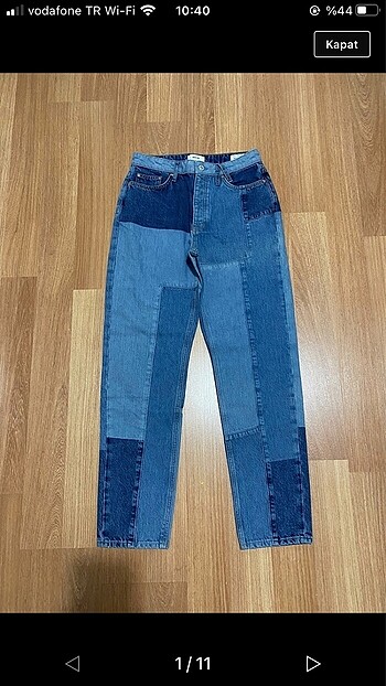 Hiç kullanılmadı sıfır jean