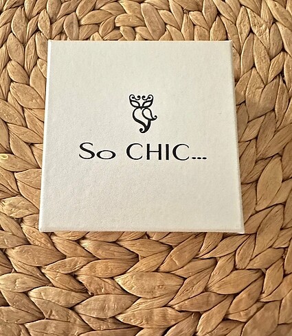  Beden So chic küpe ve kolye set