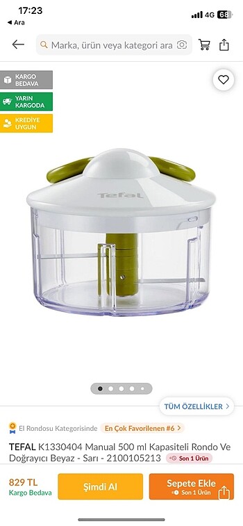 Tefal el rondosu
