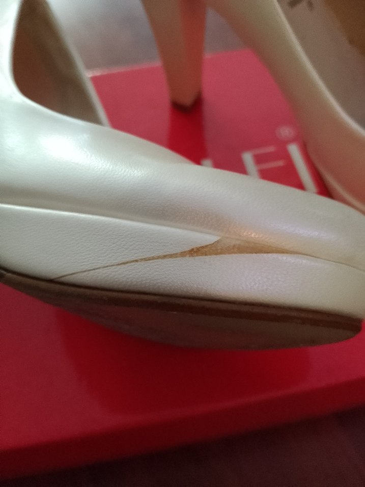 Diger Beyaz Kadın Stiletto Topuklu Ayakkabı - Görsel 5