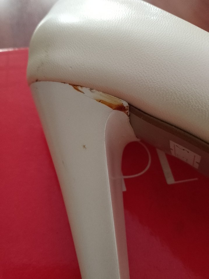 Diger Beyaz Kadın Stiletto Topuklu Ayakkabı - Görsel 3