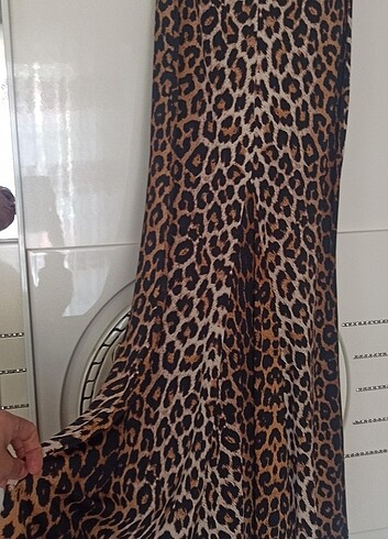 s Beden kahverengi Renk Leopar etek