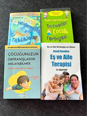 Çocuk yetiştirme kitapları 4 adet
