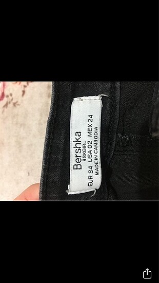 Bershka Siyah Pantolon