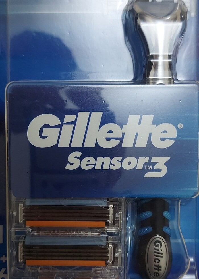 GİLLETTE SENSOR 3 - 6 BAŞLIK VE 1 SAP ( 1 PAKET ) - Görsel 4