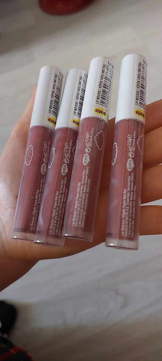 BEAULİS SMOOTH IT KÖPÜK YAPILI MAT RUJ 382 CHERRY BLOSSOM 4 ADET - Görsel 4