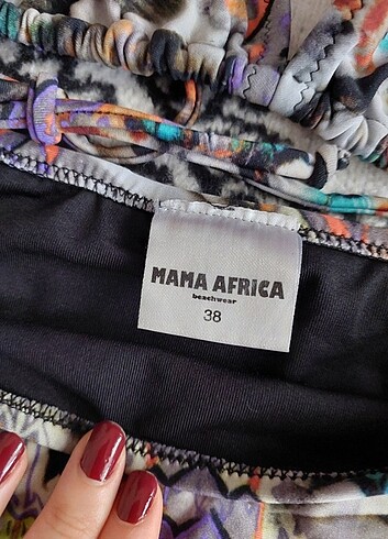 ETNİK DESENLİ ÜÇGEN BAĞLAMALI BİKİNİ TAKIMI - Görsel 3