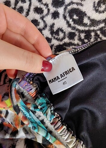 ETNİK DESENLİ ÜÇGEN BAĞLAMALI BİKİNİ TAKIMI - Görsel 4