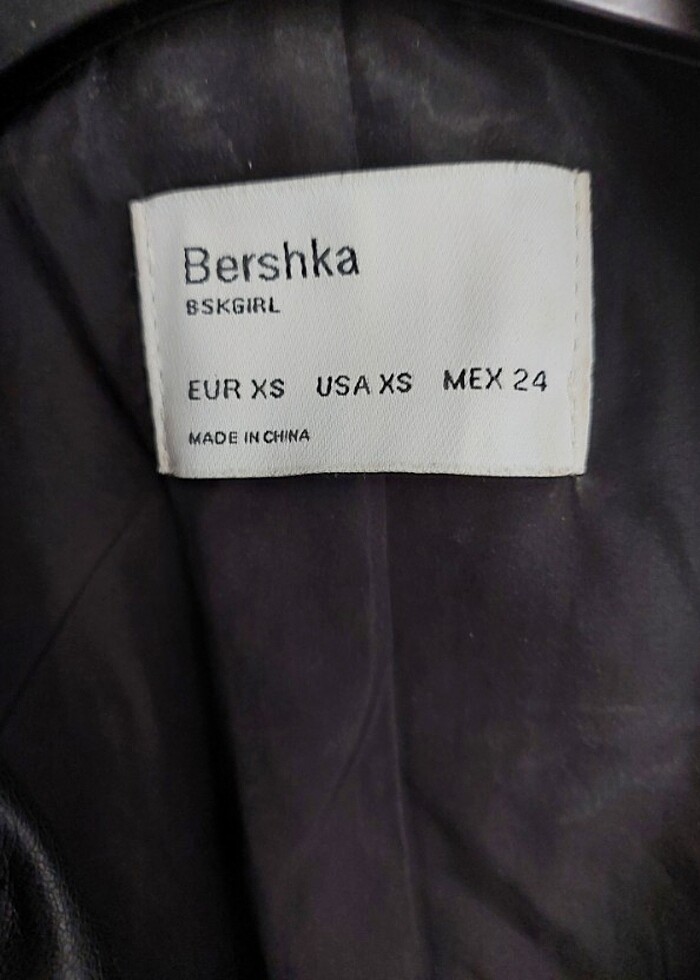 BERSHKA DERİ CEKET - Görsel 3