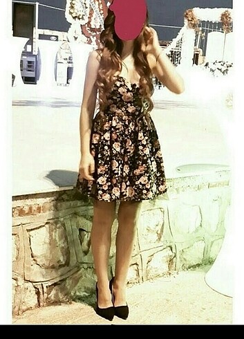 STRAPLEZ İÇİ TÜLLÜ KABARIK MİNİ ABİYE ELBİSE - Görsel 3