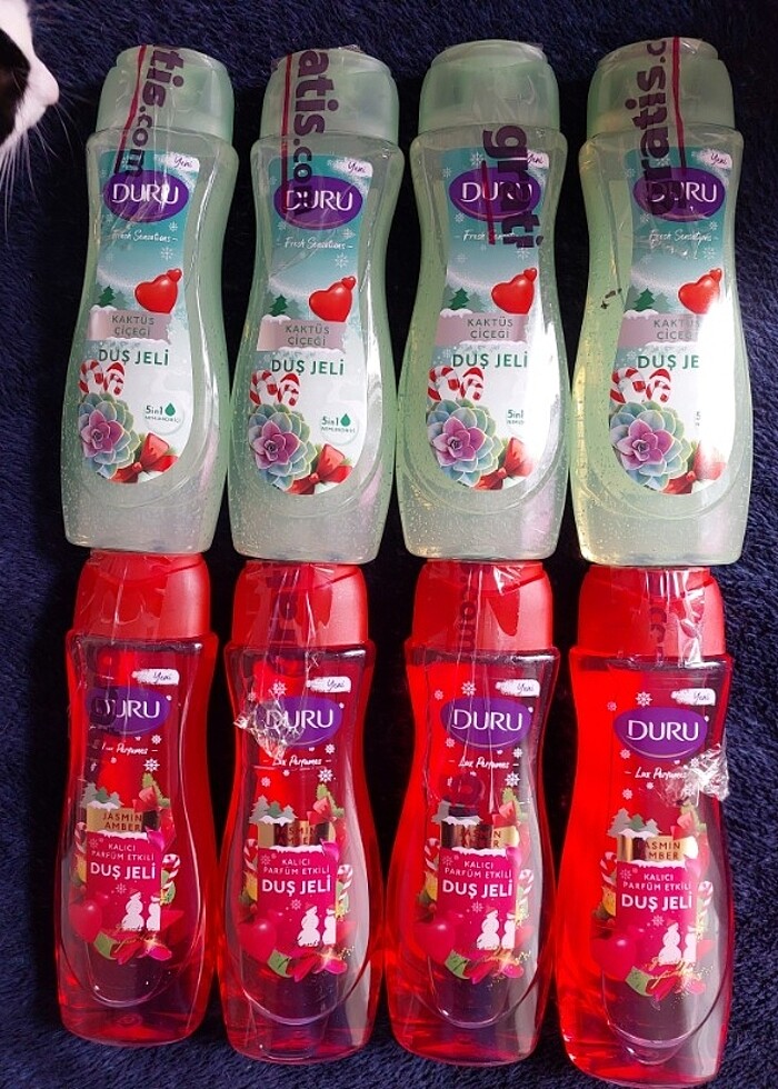 DURU KAKTÜS ÇİÇEĞİ VE JASMIN AMBER DUŞ JELİ SETİ - Görsel 2