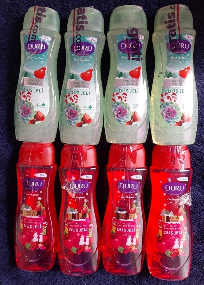 DURU KAKTÜS ÇİÇEĞİ VE JASMIN AMBER DUŞ JELİ SETİ - Görsel 3