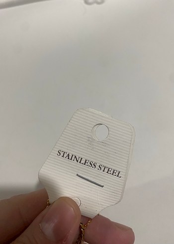 Accessorize Çelik Zincir Kolye