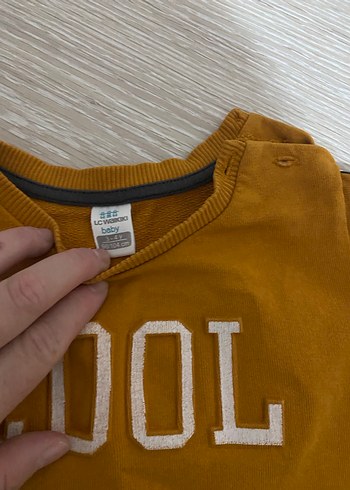 LC Waikiki Erkek Çocuk Kahverengi Uzun Kollu Sweatshirt