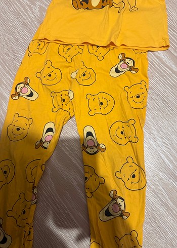 Sarı Winnie the Pooh Erkek Pijama Takımı - Görsel 2