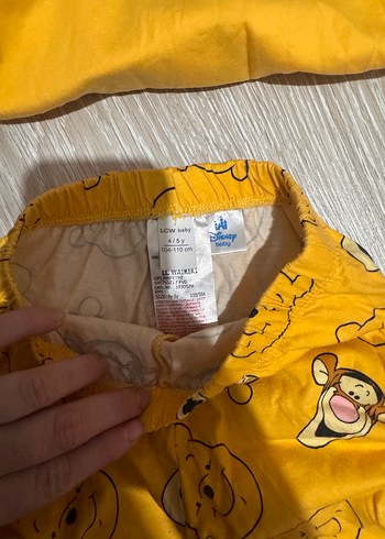 Sarı Winnie the Pooh Erkek Pijama Takımı - Görsel 4