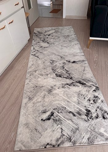 Gri Yılan Desenli Modern Halı - Görsel 10