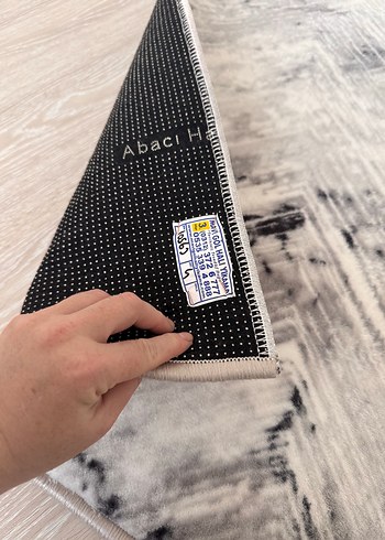 Gri Yılan Desenli Modern Halı - Görsel 5