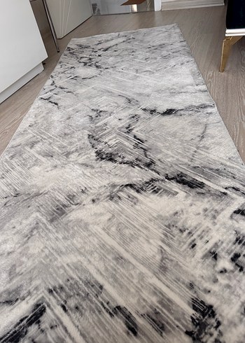 Gri Yılan Desenli Modern Halı - Görsel 8