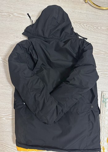 Düğmeli Siyah Erkek Sokak Stili Mont - Görsel 5