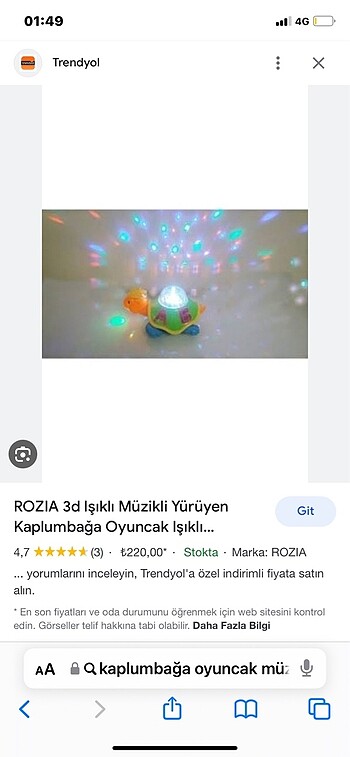  Beden Renk Oyuncak kaplumbağa