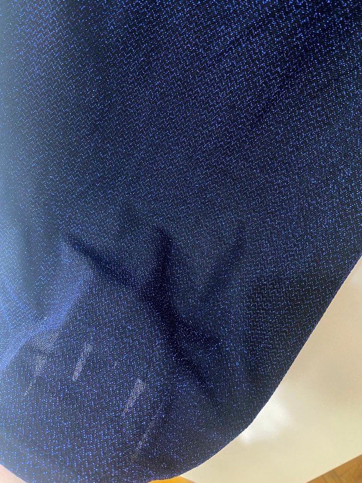 Lacivert Triko Midi Elbise - Görsel 3