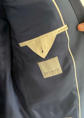 Lacivert Modern Klasik Damat Takımı - Görsel 3