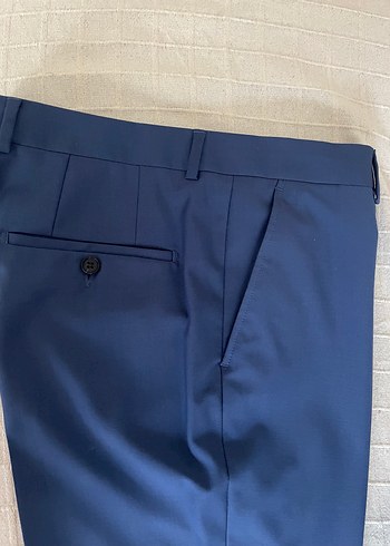 Lacivert Modern Klasik Damat Takımı - Görsel 6