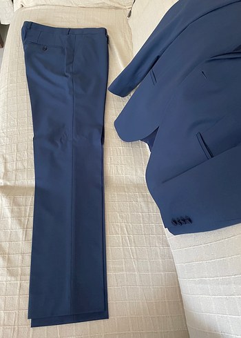 Lacivert Modern Klasik Damat Takımı - Görsel 5