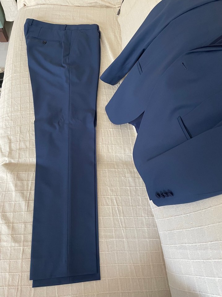 Lacivert Modern Klasik Damat Takımı - Görsel 5